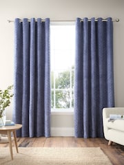 Draperii termice Bianca Attica Velvet Blackout cu inele metalice - Imaginea 2 din 5