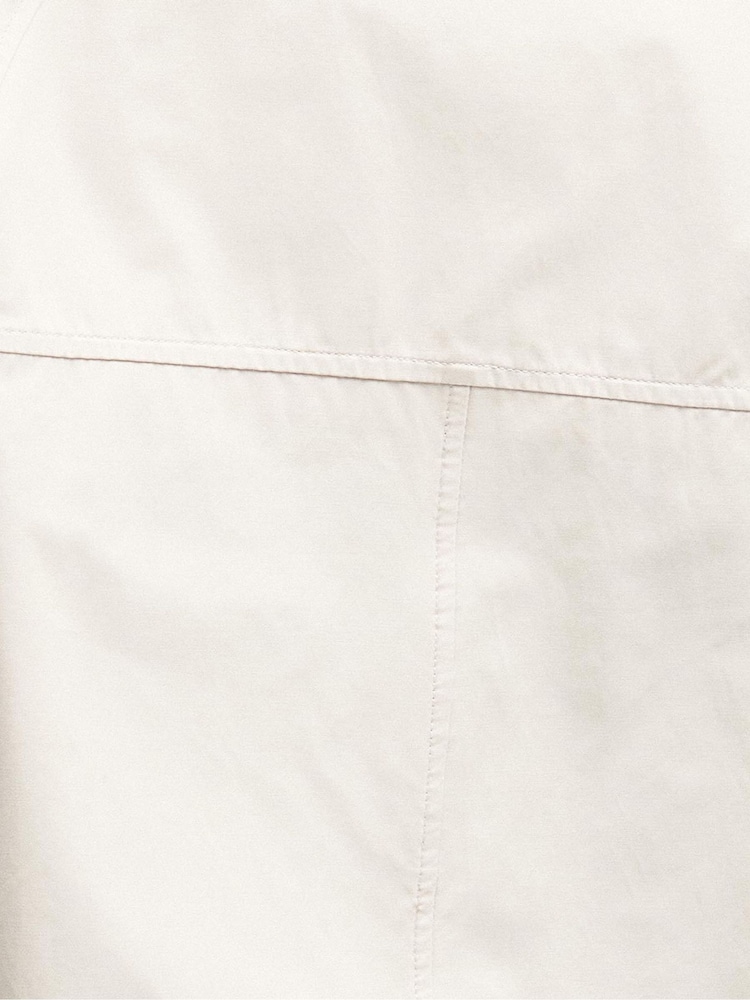 Barbour International® Beige Hadfield Cropped Trench Coat - Image 8 of 8 Barbour International® Beige Hadfield Cropped Trench Coat - Image 8 of 8