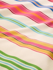 Sophie Robinson Green Sophie Stripe Cotton Reversible Duvet Cover and Pillowcase Set - Image 4 of 5