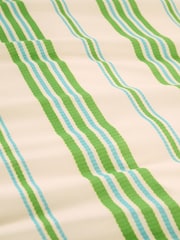 Sophie Robinson Green Sophie Stripe Cotton Reversible Duvet Cover and Pillowcase Set - Image 5 of 5
