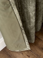 Draperii termice Bianca Attica Velvet Blackout cu inele metalice - Imaginea 3 din 5