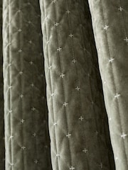 Draperii termice Bianca Attica Velvet Blackout cu inele metalice - Imaginea 5 din 5