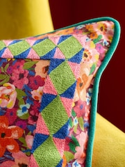 Sophie Robinson Bright Darling Ditsy Reversible Filled Cushion - Image 3 of 6