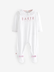 Baker by Ted Baker 100% Cotton Sleepsuits  3 Pack - Image 3 of 6