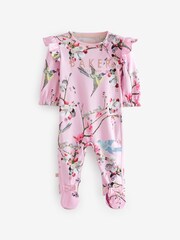 Baker by Ted Baker 100% Cotton Sleepsuits  3 Pack - Image 5 of 6
