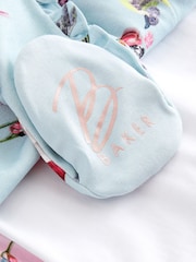 Baker by Ted Baker 100% Cotton Sleepsuits  3 Pack - Image 6 of 6