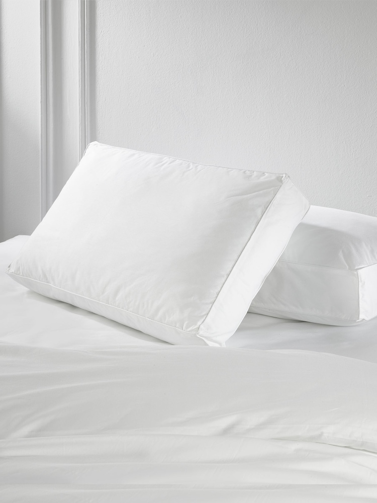 Snuggledown Side Sleeper Hotel 100% Cotton Pillow - Image 1 of 8 Snuggledown Side Sleeper Hotel 100% Cotton Pillow - Image 1 of 8