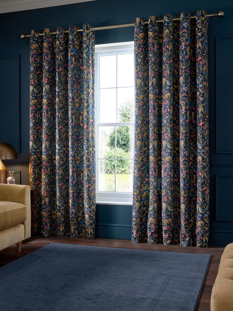 Cortinas forradas Hedgerow Hopper con ojales de Catherine Lansfield - Imagen 1 de 5