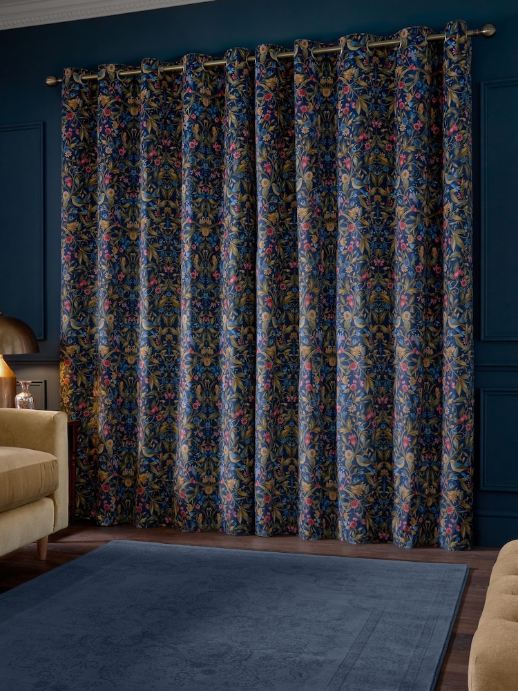 Cortinas forradas Hedgerow Hopper con ojales de Catherine Lansfield - Imagen 2 de 5