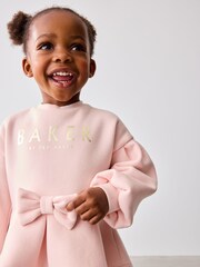 Baker by Ted Baker Pink Peplum Sweater And Leggings Set - Image 4 of 10