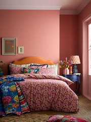 Sophie Robinson Pink Darling Ditsy Cotton Reversible Duvet Cover and Pillowcase Set - Image 1 of 5