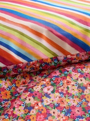 Sophie Robinson Pink Darling Ditsy Cotton Reversible Duvet Cover and Pillowcase Set - Image 4 of 5