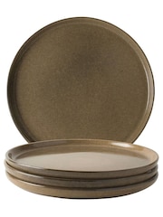 Dutch Rose Set of 4 Camel Serenity Plates 18cm - Image 2 of 4