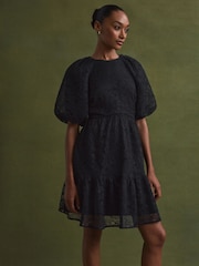 Florere Lace Puff Sleeve Mini Dress - Image 5 of 6