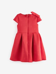 Rouge - Robe Baker by Ted Baker en néo-marine à nœud - Image 4 de 8