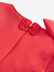 Rouge - Robe Baker by Ted Baker en néo-marine à nœud - Image 7 de 8