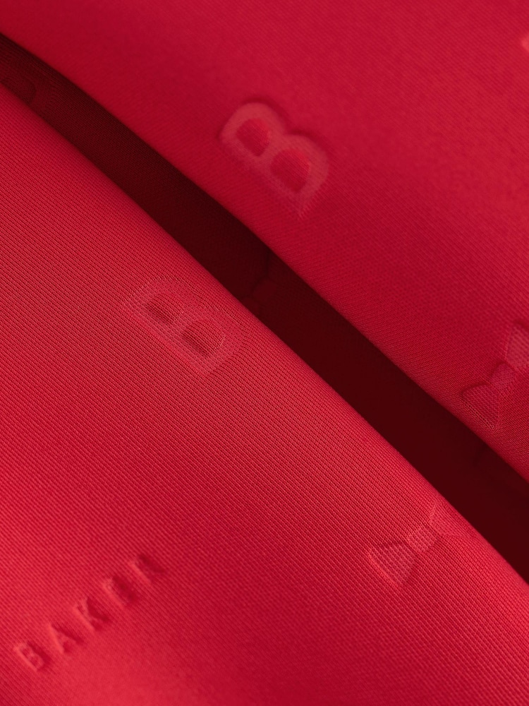Rouge - Robe Baker by Ted Baker en néo-marine à nœud - Image 8 of 8