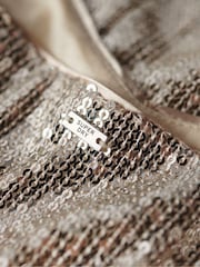 Superdry Silver Sequin Cami Vest Top - Image 5 of 5