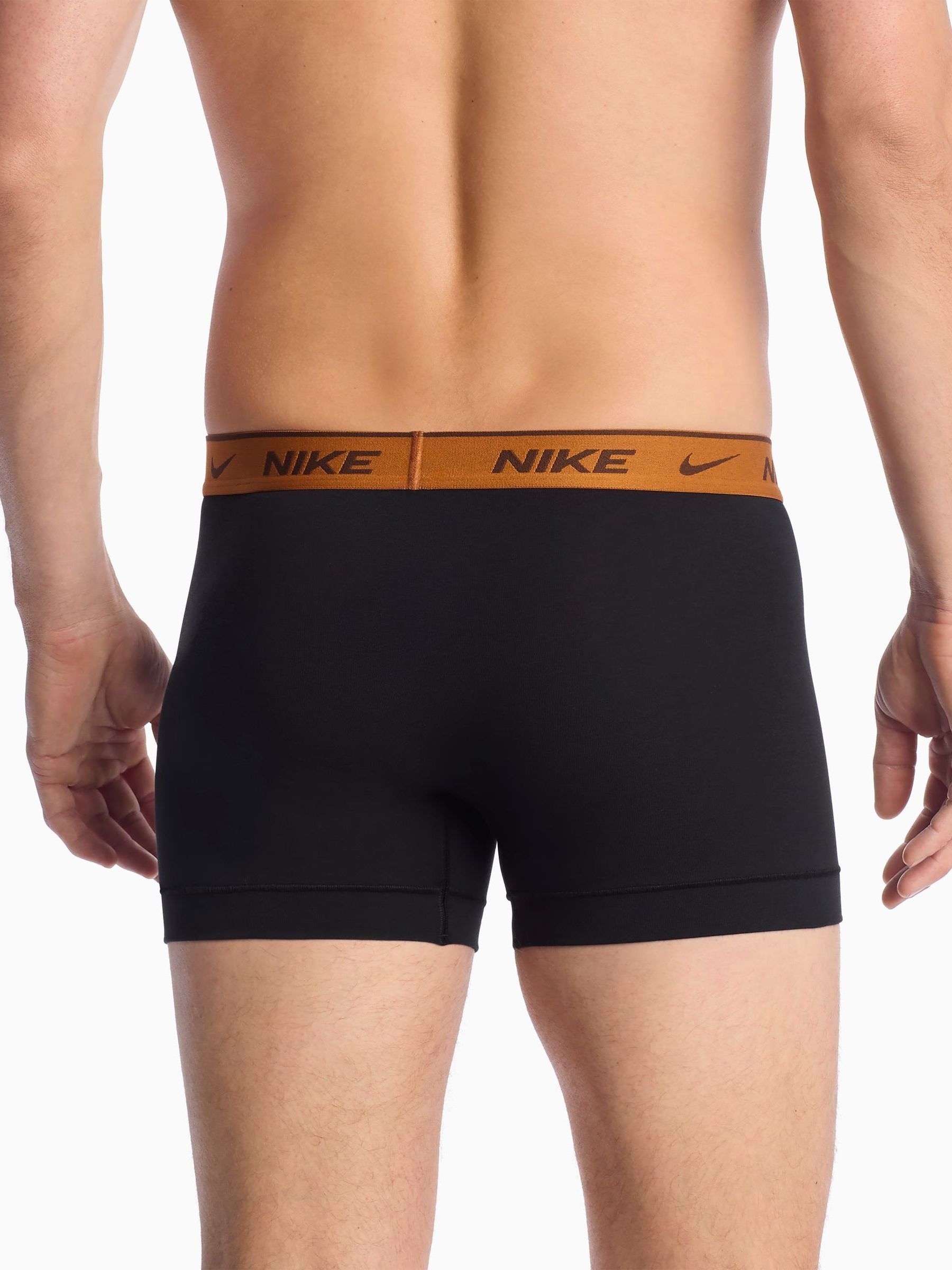 Buy Nike Black Dri-FIT Essential Cotton Stretch Trunks 3 Pack from Next ...