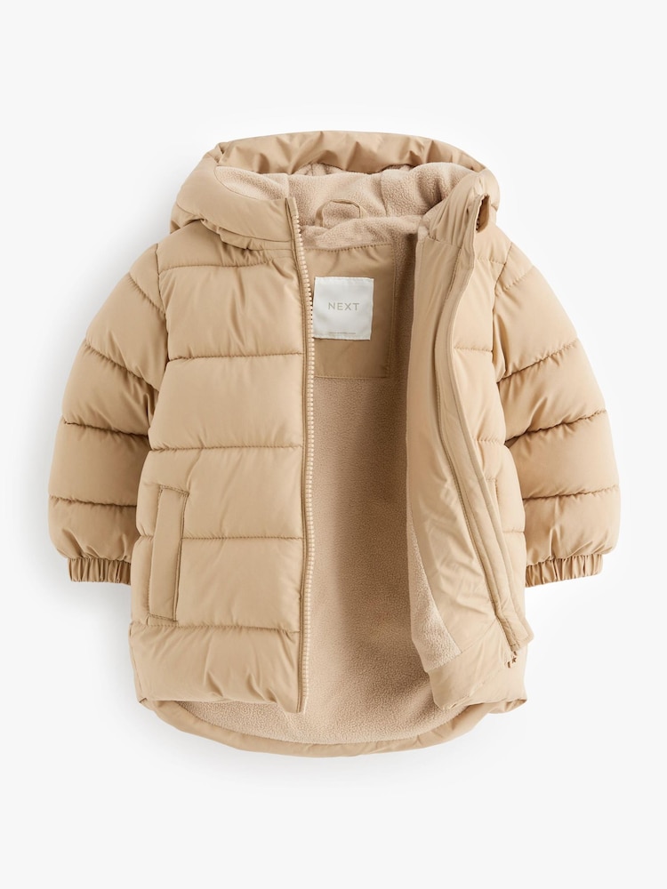 Camel Shower Resistant Padded Coat (3mths-7yrs) - Image 7 of 7