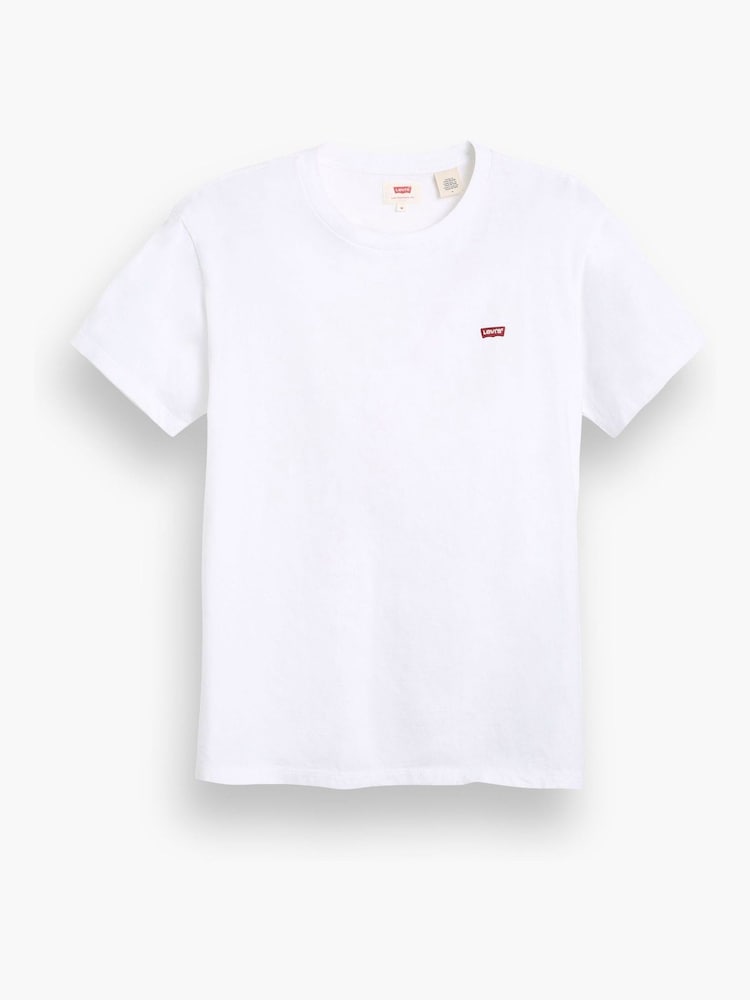 Wit - Levi's® Original Housemark 100% katoenen T-shirt - Image 6 of 7