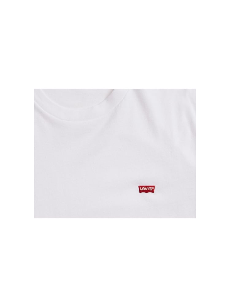 Levi's® White Original Housemark 100% Cotton T-Shirt - Image 7 of 7