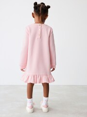 Baker by Ted Baker Pink Bag Graphic Bow Detail Dress - Image 2 of 10