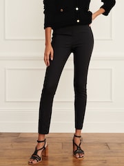 Black Tailored Satin Stripe Slim Trousers - Image 2 of 7