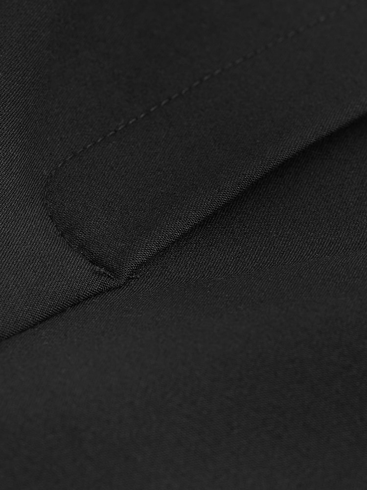 Black Tailored Satin Stripe Slim Trousers - Image 7 of 7