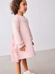 Baker by Ted Baker rožnata tila Back pulover obleka - Slika 1 iz 9