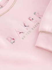 Baker by Ted Baker rožnata tila Back pulover obleka - Slika 7 iz 9