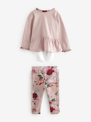 Baker by Ted Baker 4 Piece Lilac Purple Frill Floral Set - Image 2 of 7