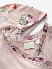 Baker by Ted Baker 4 Piece Lilac Purple Frill Floral Set - Image 4 of 7
