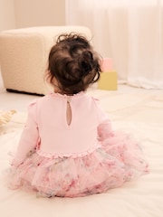 Baker by Ted Baker Pink Wrap Tulle Dress - Image 3 of 7