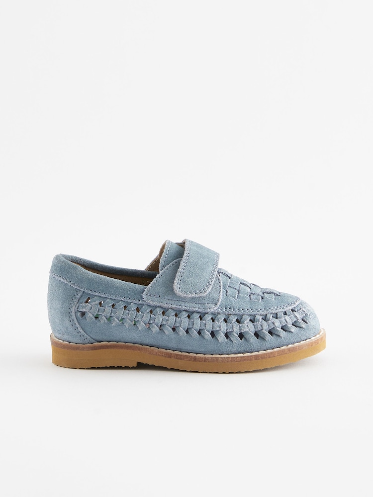 Blue Woven Loafers - Image 2 of 5