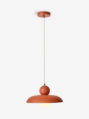 MADE.COM Terracotta Eliya Pendant Ceiling Light - Image 3 of 3