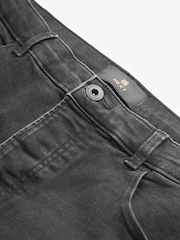 Black Single Straight Fit Classic Stretch Jeans - Image 9 of 10