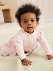 Baker by Ted Baker 2 Piece 100% Cotton Printed Sleepsuit & Hat Set - Image 4 of 14