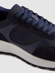Unseen Suede Leather Plemont Trainers - Image 5 of 5