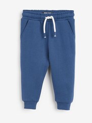 Blue/Grey/Navy Soft Touch Joggers 3 Pack (3mths-7yrs) - Image 2 of 6