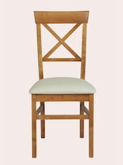 Laura Ashley Set of 2 Honey Gold Balmoral Dining Chairs - Image 2 of 4