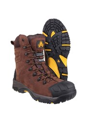 Amblers Safety Brown AS995 Pillar Waterproof Lace-Up Safety Boots - Image 4 of 5