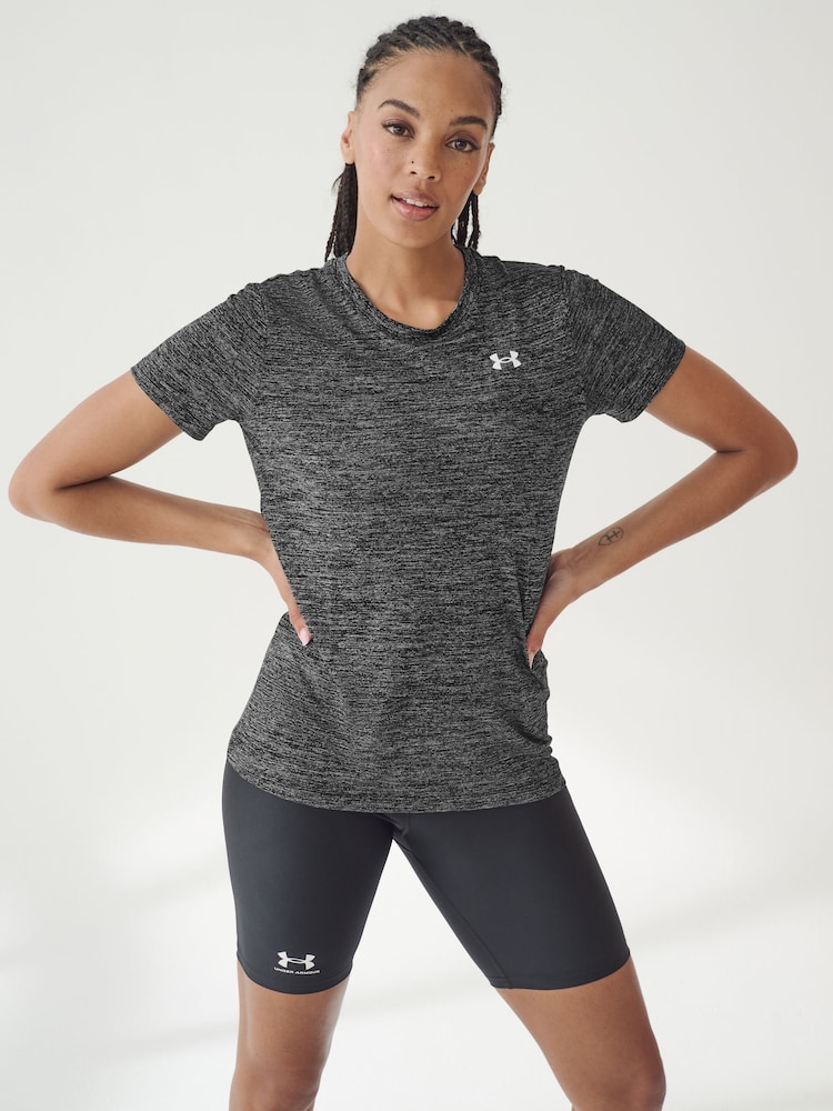 Under Armour Black Tech Twist Crew Neck T-Shirt - Image 1 of 7