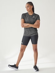 Under Armour Black Tech Twist Crew Neck T-Shirt - Image 2 of 7