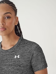 Under Armour Black Tech Twist Crew Neck T-Shirt - Image 5 of 7