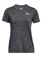 Under Armour Black Tech Twist Crew Neck T-Shirt - Image 6 of 7