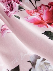 Baker by Ted Baker Pink Floral Print Ruffle Frill Hem Dress - Slika 6 iz 6