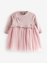 Baker by Ted Baker Glitter Mesh Mockable Knitted Dress - Image 1 of 6