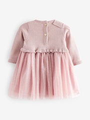 Baker by Ted Baker Glitter Mesh Mockable Knitted Dress - Image 2 of 6