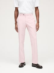 Pink Slim Fit Motionflex Stretch Suit Trousers - Image 1 of 9